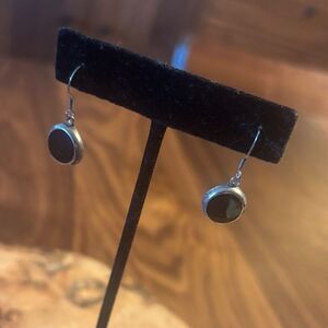 Sterlng Silver & Black Onyx Dangle earrings